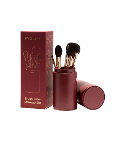 BRUSH TUBE MAKE UP SET DA 7 PZ BURGUNDY