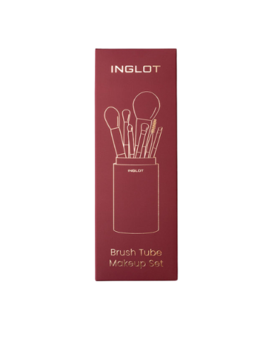 BRUSH TUBE MAKE UP SET DA 7 PZ BURGUNDY