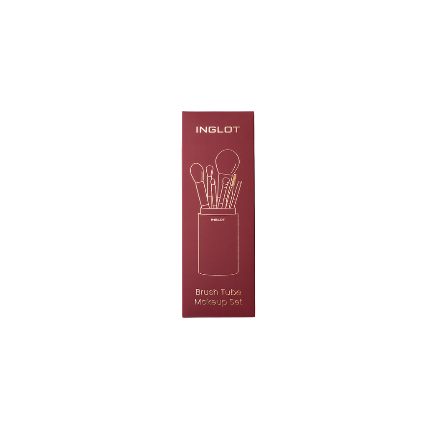 BRUSH TUBE MAKE UP SET DA 7 PZ BURGUNDY