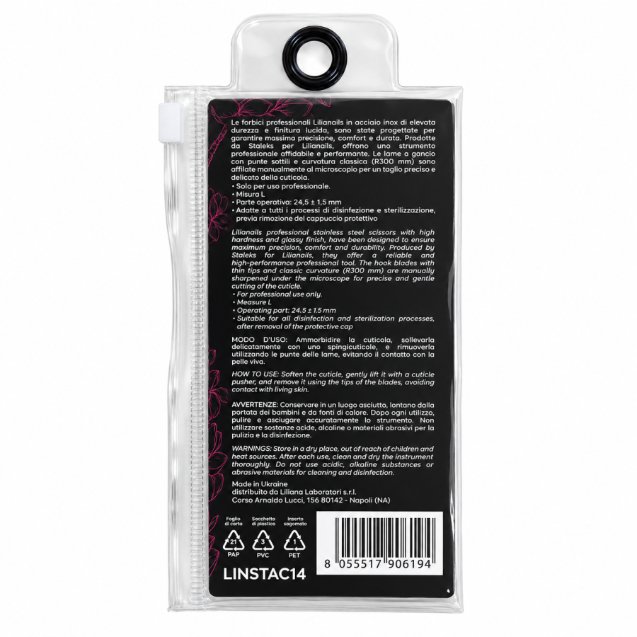 FORBICI PER CUTICLE PRO STALEKS 21/1 LILIANAILS