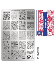 PIASTRA STAMPING ART NOVEAU