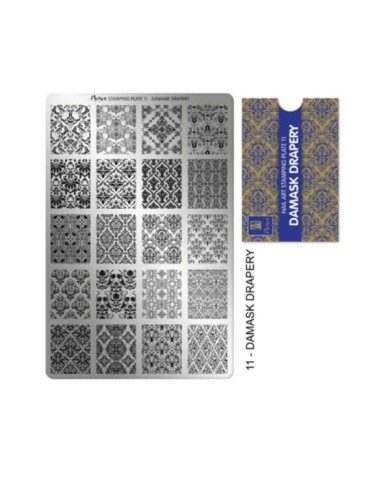 PIASTRA STAMPING DAMASCATO