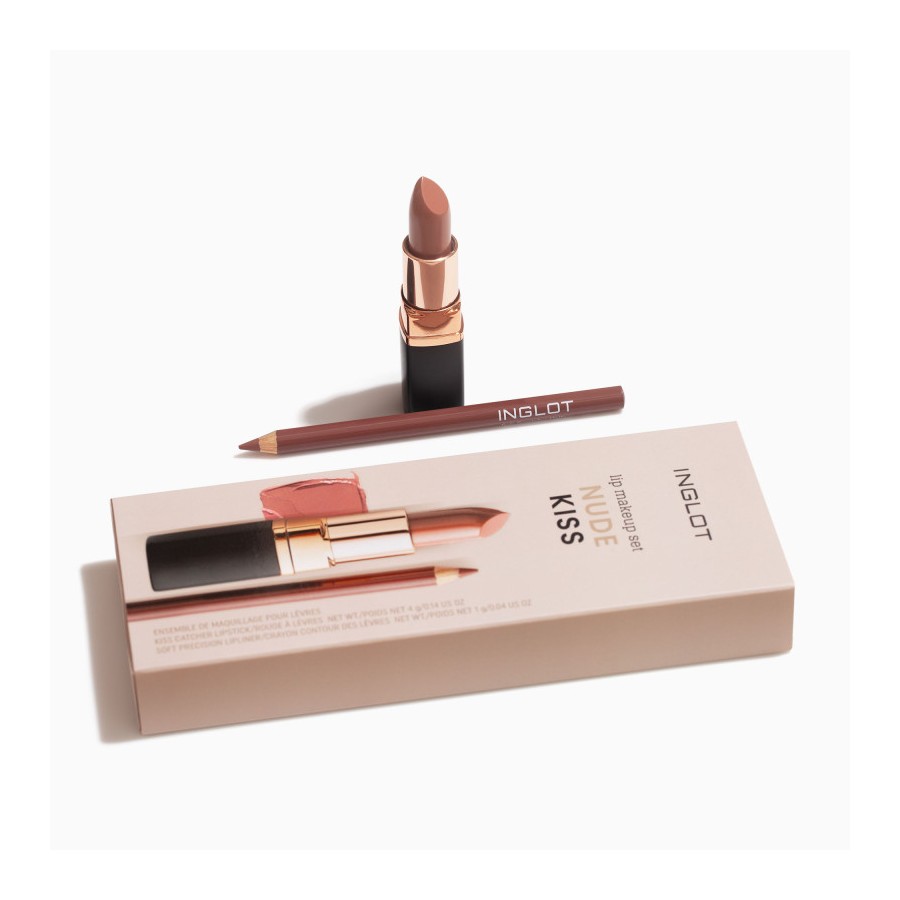 KIT LIP MAKE UP NUDE KISS