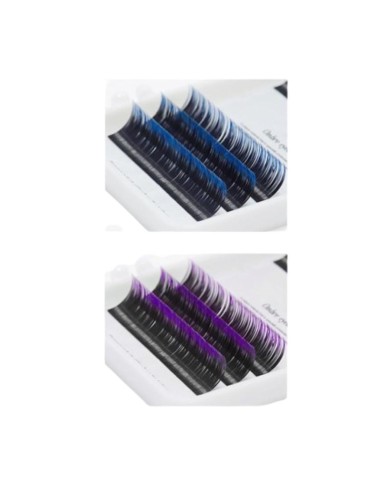 EXTENSION CIGLIA OMBRE BLU E VIOLA