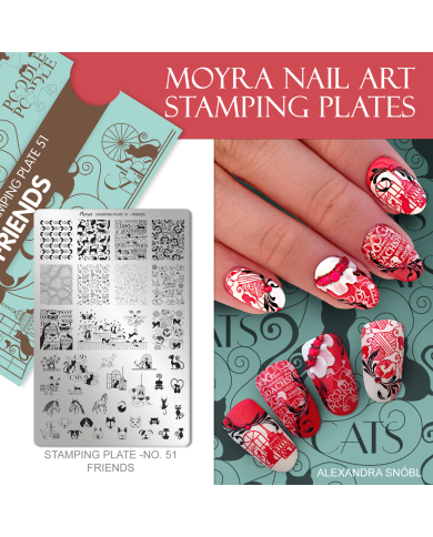 PIASTRA STAMPING AMICI ANIMALI