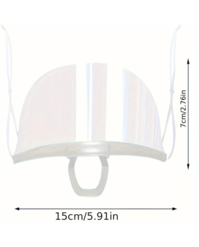 MASCHERINA RIGIDA TRASPARENTE