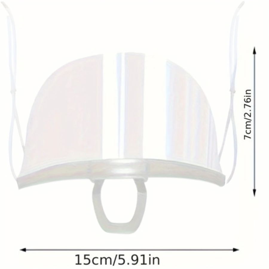 MASCHERINA RIGIDA TRASPARENTE